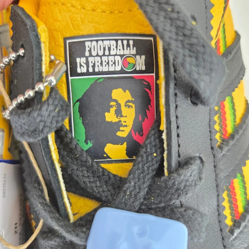 Adidas SL 72 RS JFF Bob Marley Jamaica Yellow Black Sneakers KI8575 Mens 5 NEW